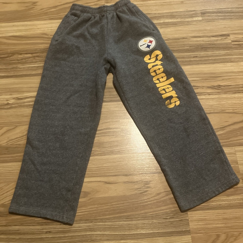 Pittsburgh Steelers NFL Team Apparel Youth Sweatpants Y2K Large 10/12